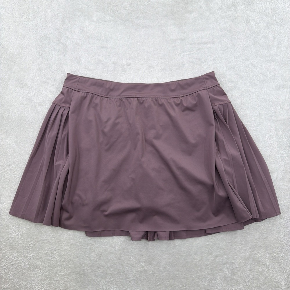 Athleta Ace Tennis 17" Plum Athletic Pickle Ball Golf Skirt 1X Advantage Skort